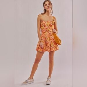 Free People Made Me Smile Printed Mini